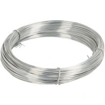 Fil de fer galvanisé 50 mètres – Acier – Diamètre du fil 1,2 mm – Quincaillerie