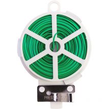 Fil de Fer Plastifie 100m Liens de jardinage pour , Vert Ikodm