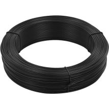 Fil De Liaison De Clôture 250 M 1,6/2,5 Mm Acier Anthracite 25493
