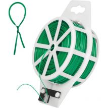 Fil de Serrage pour Jardin, 100 m, Fil Torsadé pour Plantes Grimpantes, Vignes, Arbustes et Fleurs (Vert)