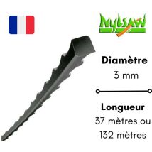 Fil débroussailleuse 3 mm 37 mètres – Nylon haute qualité – Compatible Stihl, Echo, Husqvarna – Nylsaw