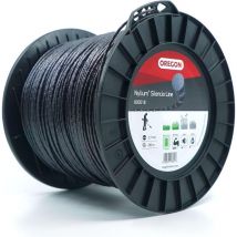 Oregon - Hilo para desbrozadora Redondo Trenzado Nylium Silencio Negro ø2.7mm/280m 800018