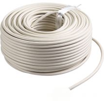 Fil electrique auto souple 1 mm² blanc (10 m)