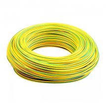 Fil électrique HO7VR 6 mm² vert - jaune Arcanaute