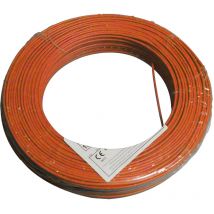 Arcanaute - Fil électrique HO7VU 1.5 mm² orange en 100 m