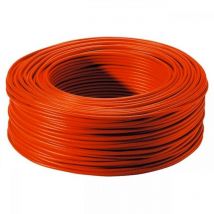Fil électrique HO7VU 2.5 mm² rouge vendu au mètre Arcanaute
