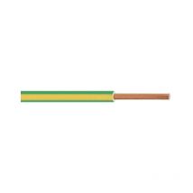 Fil H07VU 1.5² vert/jaune