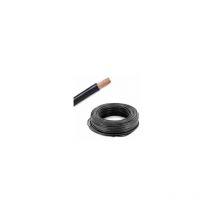 Fil Isolé Souple - HO7VK 10mm2 - au rouleau de 100 mètres - Noir - VK10N