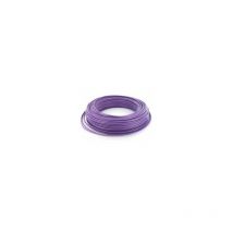Fil électrique rigide - H07VU - 1,5mm² - Violet - VU1,5V - Couronne de 100m