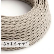 Cavo elettrico trecciato a larga sezione 3x1,50 10 mt