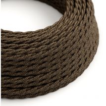 Cavo tessile trecciato 2x0,75 1 mt