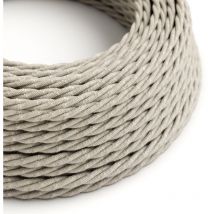 Cavo tessile trecciato 2x0,75 20 mt