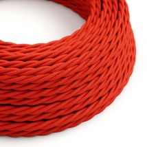Cavo tessile trecciato 2x0,75 10 mt