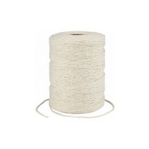 Fil Macramé 1 mm,400m Corde de Coton,Naturel Fil de Coton Macramé,Ficelle Corde de Tressée diy pour Capteurs de Rêves Tenture Cintre de Plante