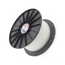Matijardin - Fil nylon 3 mm x 620 m Rond, Blanc, Bobine