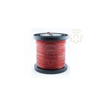 Fil nylon Alumade rouge 100 mt en bobine pour dA broussailleuse section carrA e 4.0 mm fabriquA e en Italie