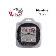 Fil nylon hélicoïdal débroussailleuse Vortex 3 mm 21 mètres