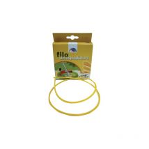 Fil nylon jaune pour de'broussailleuse section ronde 2 mm x 15 mt