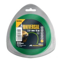 Mc Culloch - Fil de coupe-herbe en nylon 2mm x 15m NLO004