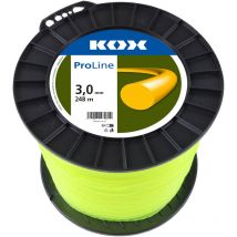 KOX - Fil rond pour débroussailleuse ProLine, épaisseur : 3 mm, long. : 248 m