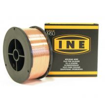 INE - Fil à souder acier 0.6mm - 700g -soudage mig-mag semi-automatique-en bob de fil de soudure-Fil acier non fourré