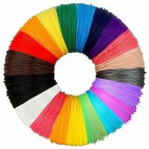 Swyeoot - Filament de Stylo 3D PLA,20 Couleurs,Stylo 3D et Stylo D'impression 3D,3m-Filament Imprimante 3d,Matériaux D'impression 3d En