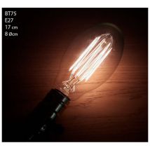 Filamenti apparente di vintage lampadina a incandescenza lampadina Edison E27 BT75
