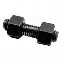 Fixtout - Filet + 2 Écrous Montés D. 20 X 80 Mm Brut - Boite De 10 Pcs F20080b7