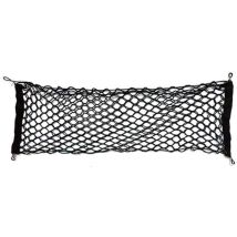 Filet à bagages pour voiture Filet à bagages en nylon élastique 110x40cm Filet de protection Filet de séparation multifonctionnel Boîte à chiens