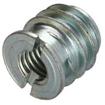 Vis Express - Insert fileté bois fendu M8 15X15 Acier zingué-200 pièces