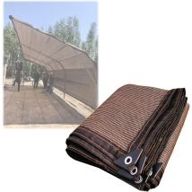 Umnuou - Filet Anti Chaleur Toile D'Ombrage, Avec Oeillets, Tissu D'ombre hdpe Polyéthylène, Renforce ÉPaissir Pour Jardin Balcon Terrasses Serre