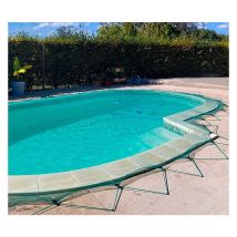 Direct Filet - Filet de protection Anti-Feuilles piscine + connecteurs : Le + adaptable de la gamme Taille Filet: 8 x 16 m