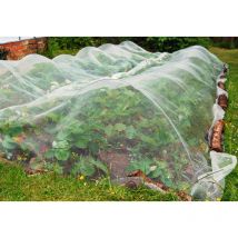 Filet anti-insectes 50gr/m² - Sans traitement uv 2.2m x 10m Cristal