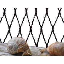 Maillestore - Filet pour élevage d'escargots - Maille de 22mm Noir 5m x 100m