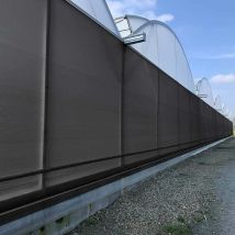 Atout Loisir - Filet Brise-vent - ombrage noir- 165 gr/m² - Long 15 m, Larg 4 m