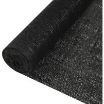Filet brise-vue 1,5x10 m pehd 150 g/m² noir