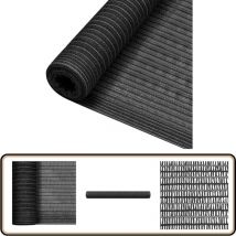 Filet brise-vue Anthracite 1,5x10 m pehd 75 g/m² - Filet Brise Vue - Intimité Jardin - Parasol Alternatif - Protection Solaire - Balcon