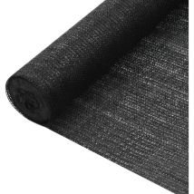 Filet brise-vue Noir 1,8x10 m pehd 75 g/m²