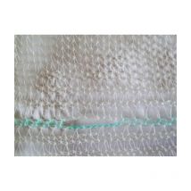 Filet échafaudage 72g/m² - Mailles triangulaires - Chantier de moyenne durée Blanc 2.57m x 50m