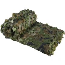 Filet de Camouflage Vert Voile d'ombrage rectangulaire design ombrière camouflage 3x4 m
