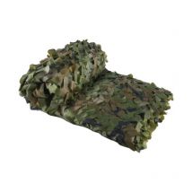 Filet de Camouflage Vert Voile d'ombrage rectangulaire design ombrière camouflage 3x5 m