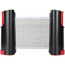 Filet de ping-pong rétractable avec support, parfait pour une table de ping-pong,