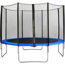 Filet de protection pour trampoline rond, [filet de protection pour trampoline] filet de protection pour accessoires de trampoline extérieur 12FT 8
