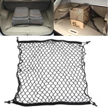 Filet de Rangement en Maille,70 70cm Filet Rangement Voiture Filet de Camion élastique Extensible Séparateur en Maille Barriere de Securité Nylon