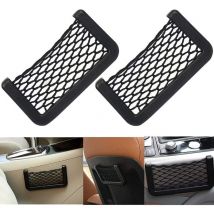 Pyygy - Filet de rangement résistant pour voiture et camping-car - 2 pcs