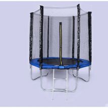 Filet de Remplacement pour Trampolines Filet de sécurité pour Trampolines avec Zip 6ft,Accessoires de Trampolines de Loisirs,Réseau Dense Entrée