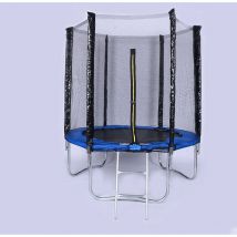 Denuotop - Filet de Remplacement pour Trampolines Filet de sécurité pour Trampolines avec Zip 8ft,Accessoires de Trampolines de Loisirs,Réseau Dense