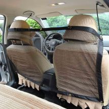 Fei Yu - Filet de sécurité pour voiture Filet pour chien Barrière de siège arrière entre les animaux de compagnie et les conducteurs Noir