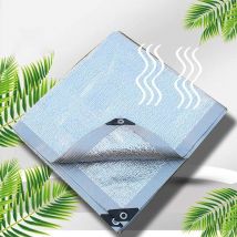 Filet d'ombrage de décoration extérieure, argent, filet d'ombrage de serre, tissu d'ombrage en aluminette réfléchissant à 99 %, voile d'ombrage pour
