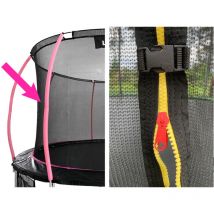 Filet Intérieur pour Trampoline Sport Max 12ft Rose
